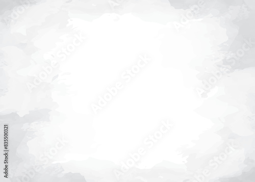Grey watercolor background. Gradient background.