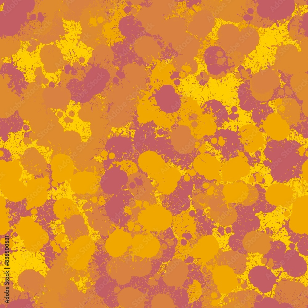 Abstract seamless paint spots markers pattern for wrapping paper and fabrics Abstract seamless paint spots markers pattern for wrapping paper and fabrics