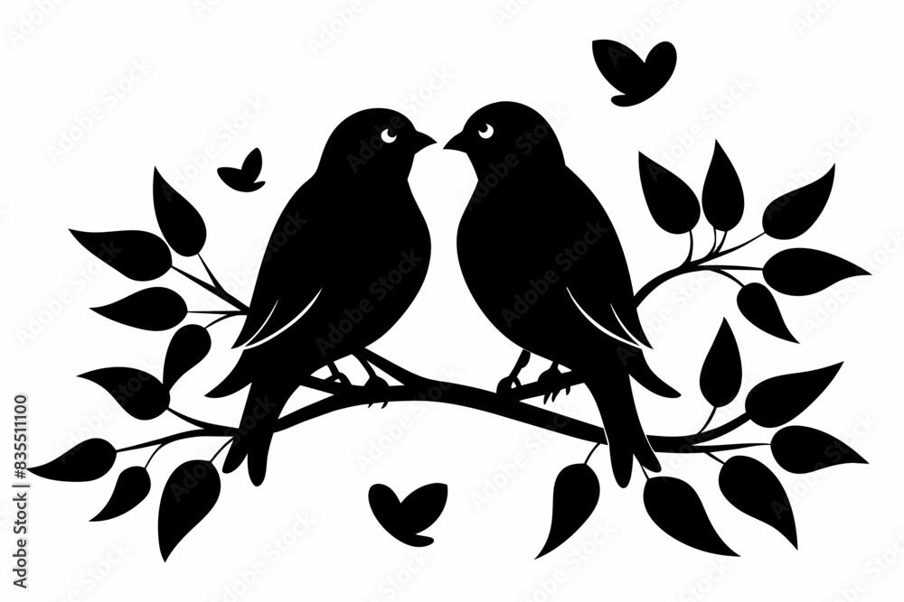 birds vector silhouette illustration birds vector silhouette illustration