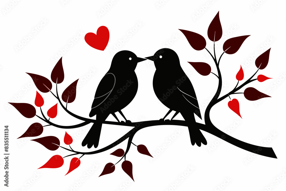 birds vector silhouette illustration birds vector silhouette illustration