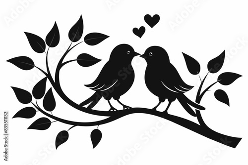 birds vector silhouette illustration