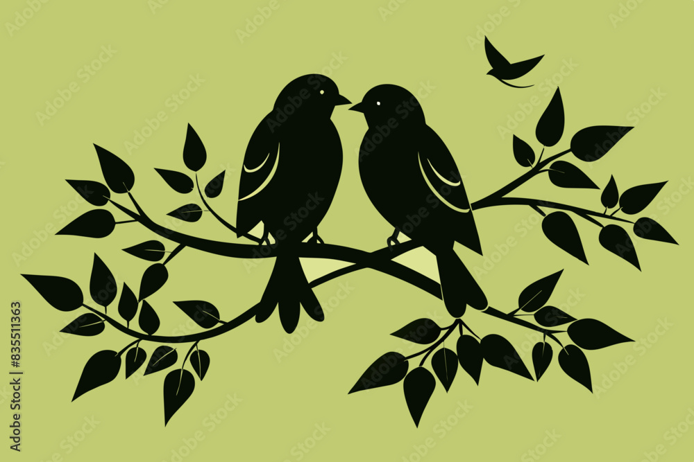 birds vector silhouette illustration birds vector silhouette illustration