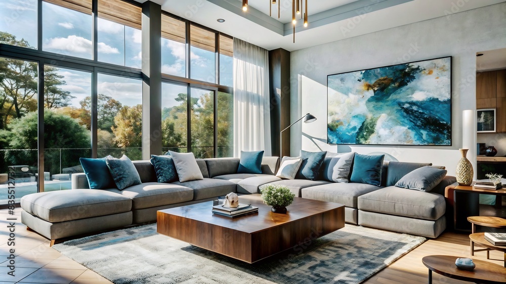 custom made wallpaper toronto digitalModern Interior Living Room