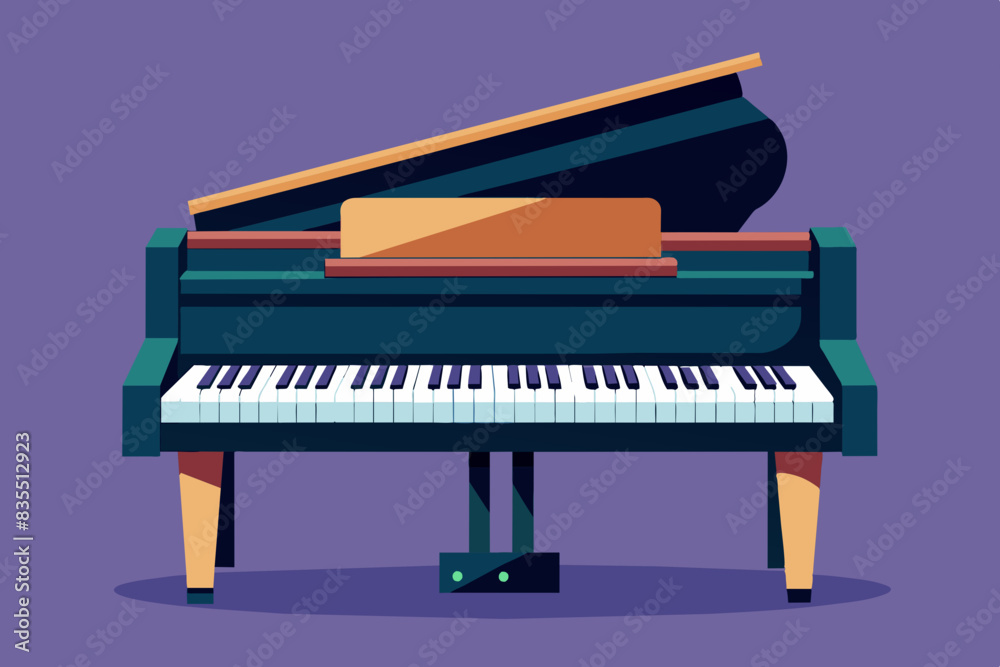 piano vector illustration