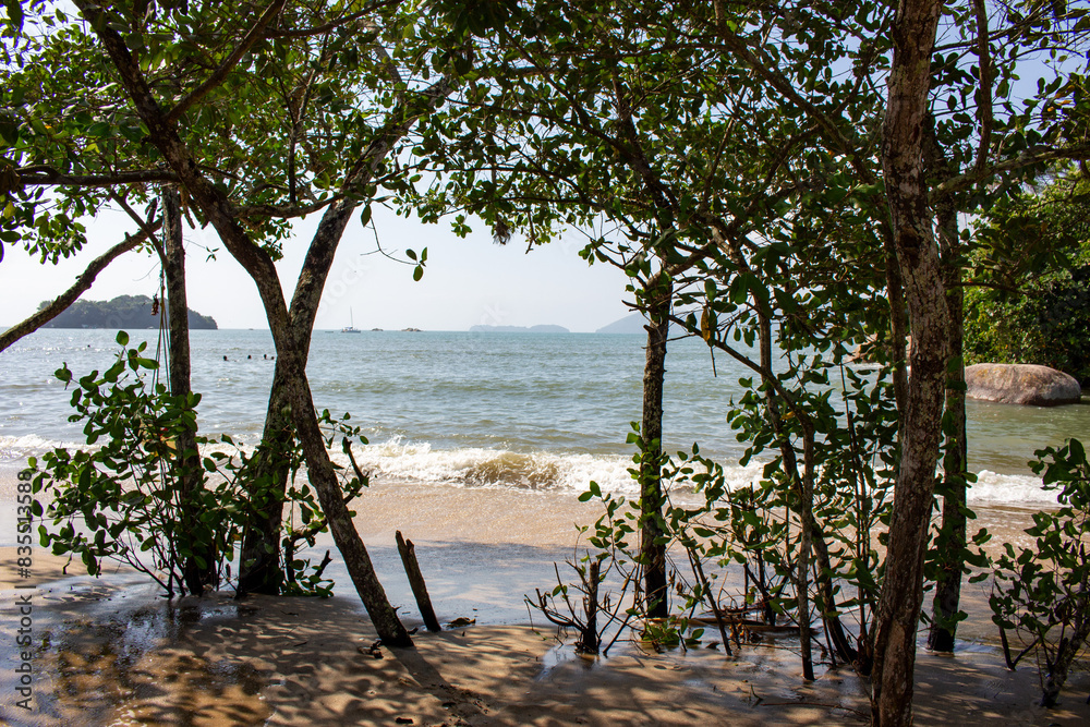 Praia do Jabaquara em Paraty, Rio de Janeiro, Brasil. Praia do Jabaquara em Paraty, Rio de Janeiro, Brasil.