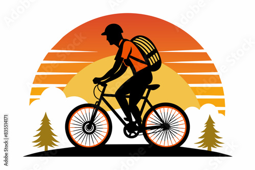 bicycle vector t-shirt design vector illustration