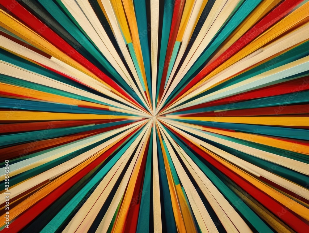 Multicolored abstract sunburst Multicolored abstract sunburst