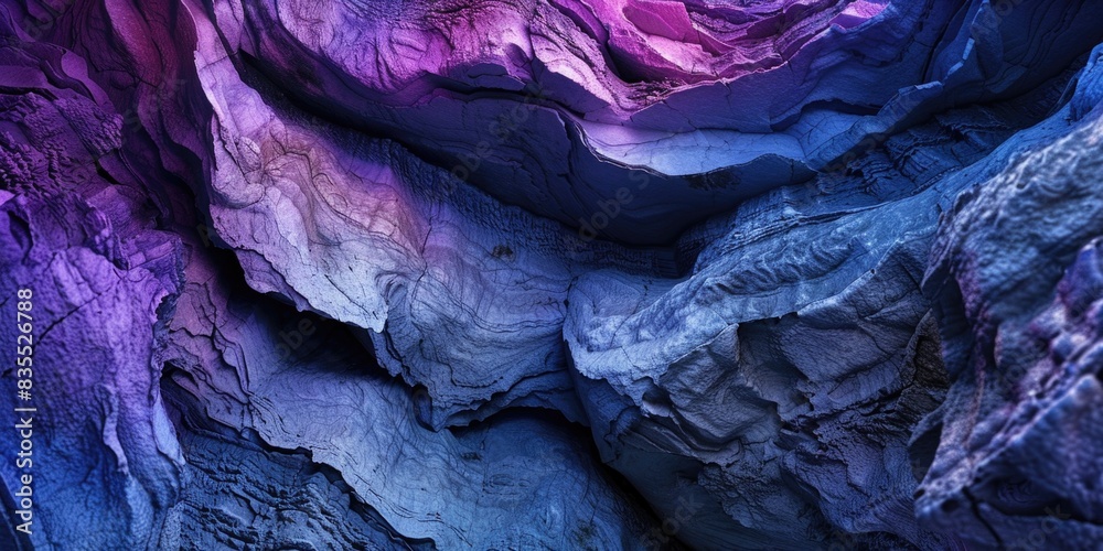 Obraz premium Colorful Rock Formation Close Up