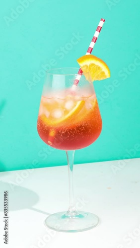aperol spritz stop motion