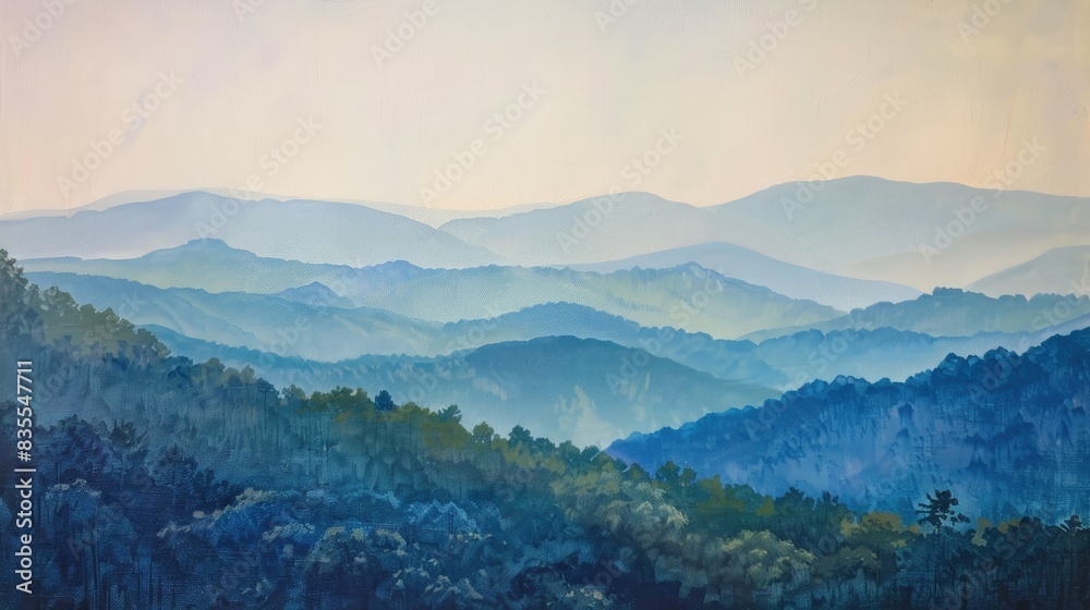Fototapeta premium Mountains of the Blue Ridge