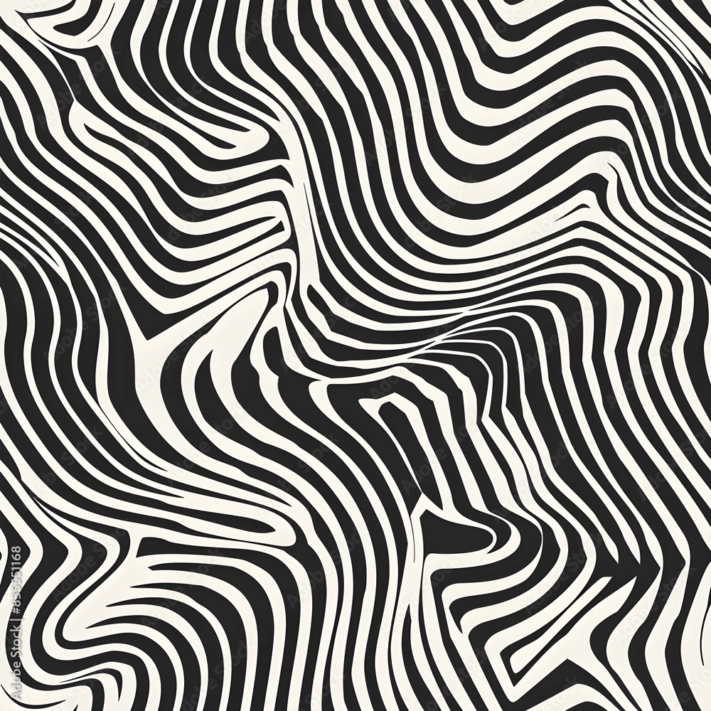 Monochrome Abstract Vector Pattern Design Monochrome Abstract Vector Pattern Design