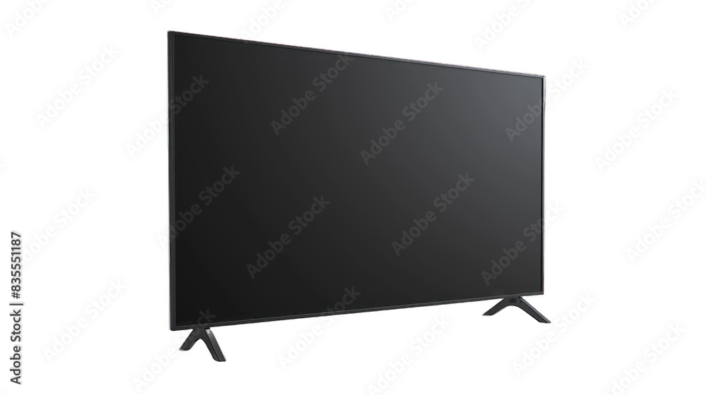 Smart TV isolated on a transparent background Smart TV isolated on a transparent background