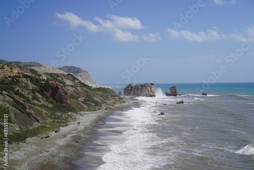 Rocher d'Aphrodite à Chypre