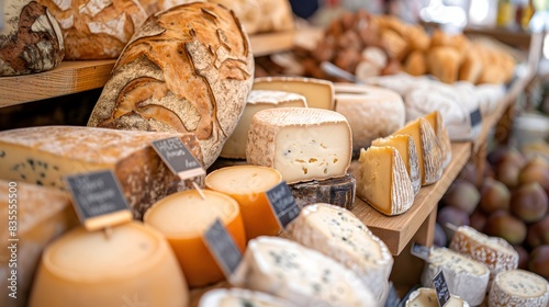 14. Showcase the creativity of food artisans and small-scale producers with a visually compelling display of artisanal cheeses, breads, and other gourmet delights.