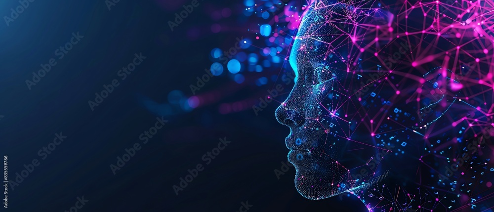 Secure connection with AI mind and digital network, showcasing blockchain, AIdriven cybersecurity, and secure data sharing Secure connection with AI mind and digital network, showcasing blockchain, AIdriven cybersecurity, and secure data sharing
