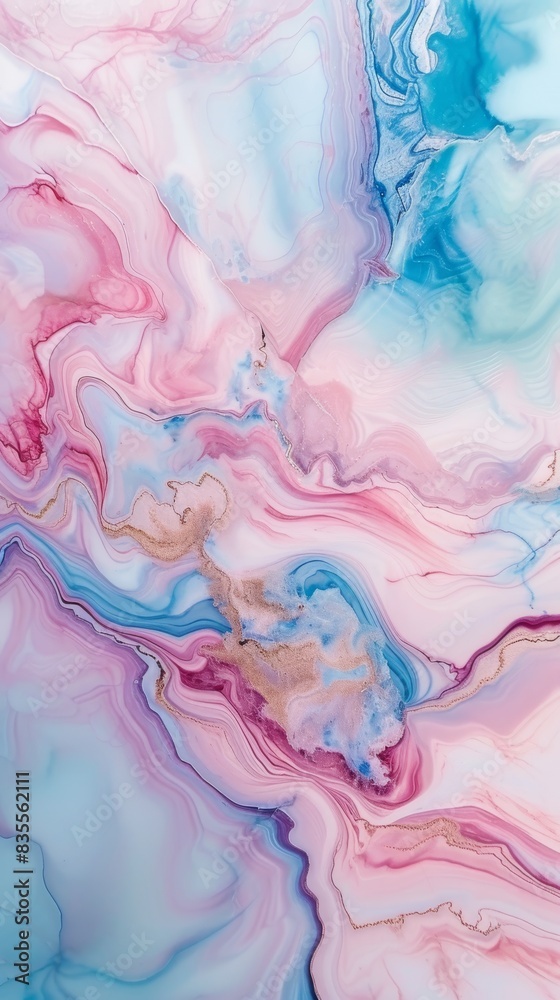 Abstract pink and blue marble texture Abstract pink and blue marble texture
