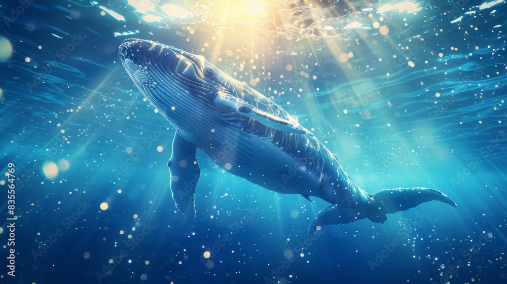 Fototapeta premium shark in the sea