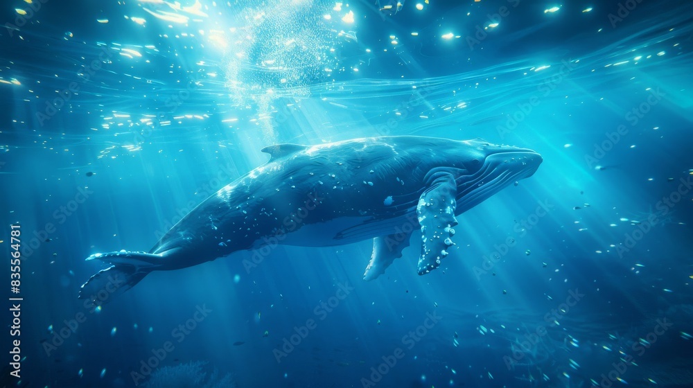 Fototapeta premium dolphin in the water