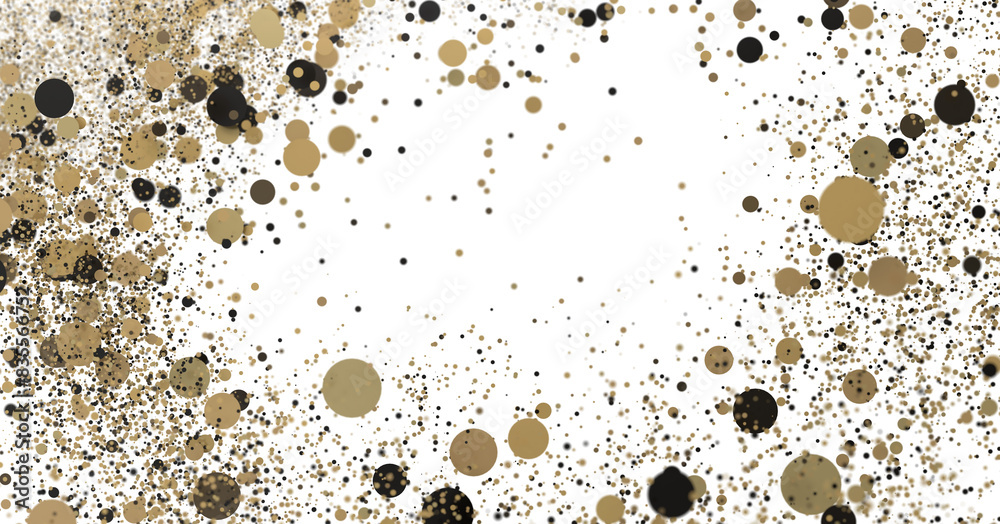 gold confetti background, isolated on transparent background gold confetti background, isolated on transparent background
