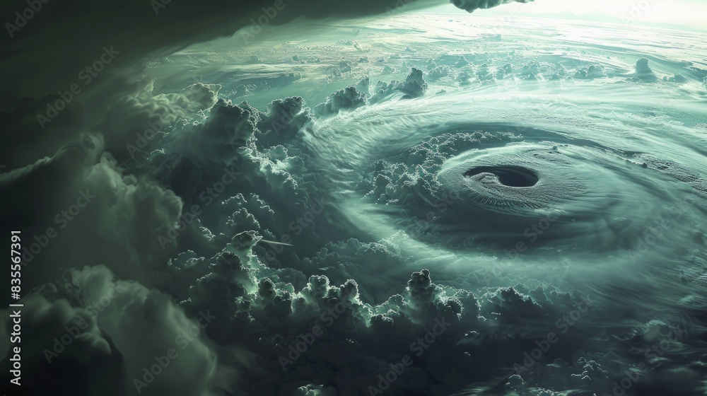 storms eye and surrounding atmosphere storms eye and surrounding atmosphere