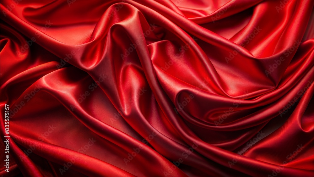 red silk background