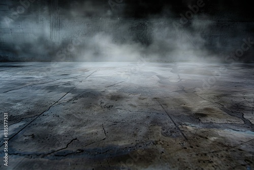 Abstract  Grunge Aesthetics  Concrete Floor  Enigmatic Fog  Artistic  Mystery  Atmospheric  Dark   © Pixel Alchemy