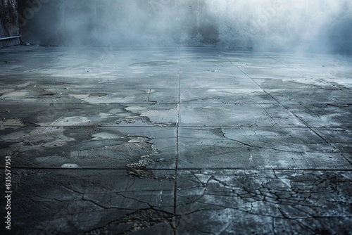 Abstract  Grunge Aesthetics  Concrete Floor  Enigmatic Fog  Artistic  Mystery  Atmospheric  Dark   © Pixel Alchemy