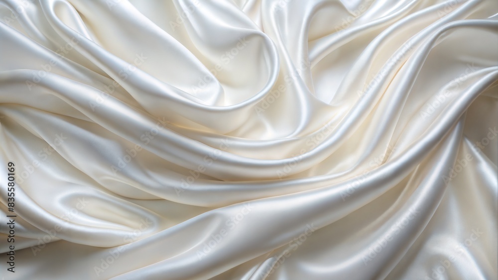 Obraz premium white silk background