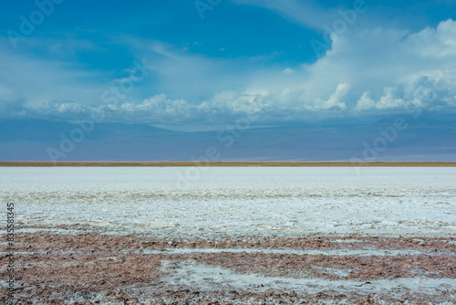 View of Laguna Tebinquinche at the Atacama Desert - Atacama, Chile photo