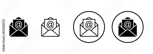Mail vector vector icon isolated on white background. E-mail icon. Envelope illustration. Message