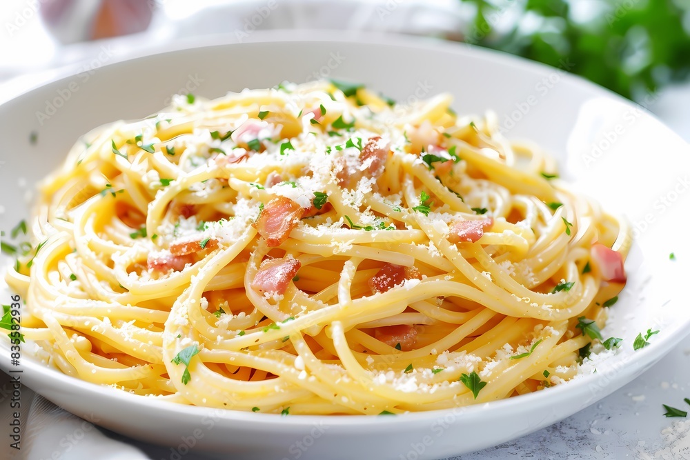 a traditional pasta dish by Generated AI a traditional pasta dish by Generated AI
