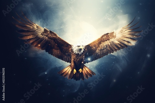 eagle in the sky, generative ai
