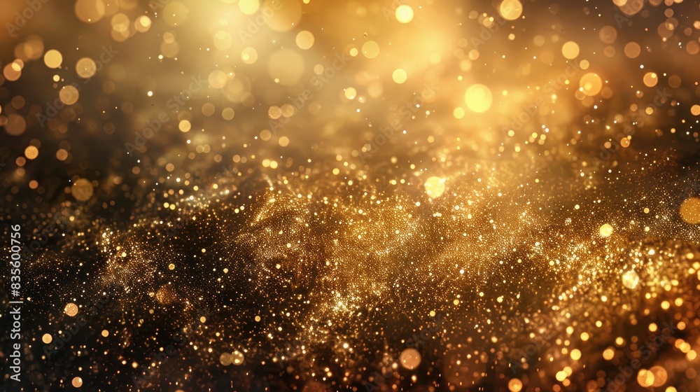 Background of shiny gold sparkles with a textured worn look Background of shiny gold sparkles with a textured worn look