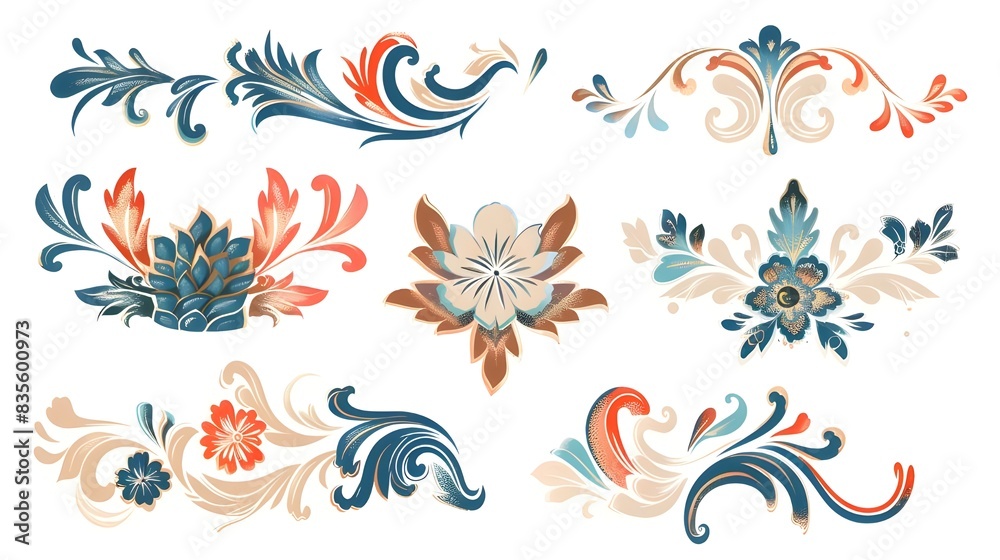 Fototapeta premium pattern with flowers