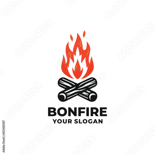 Bonfire logo vector