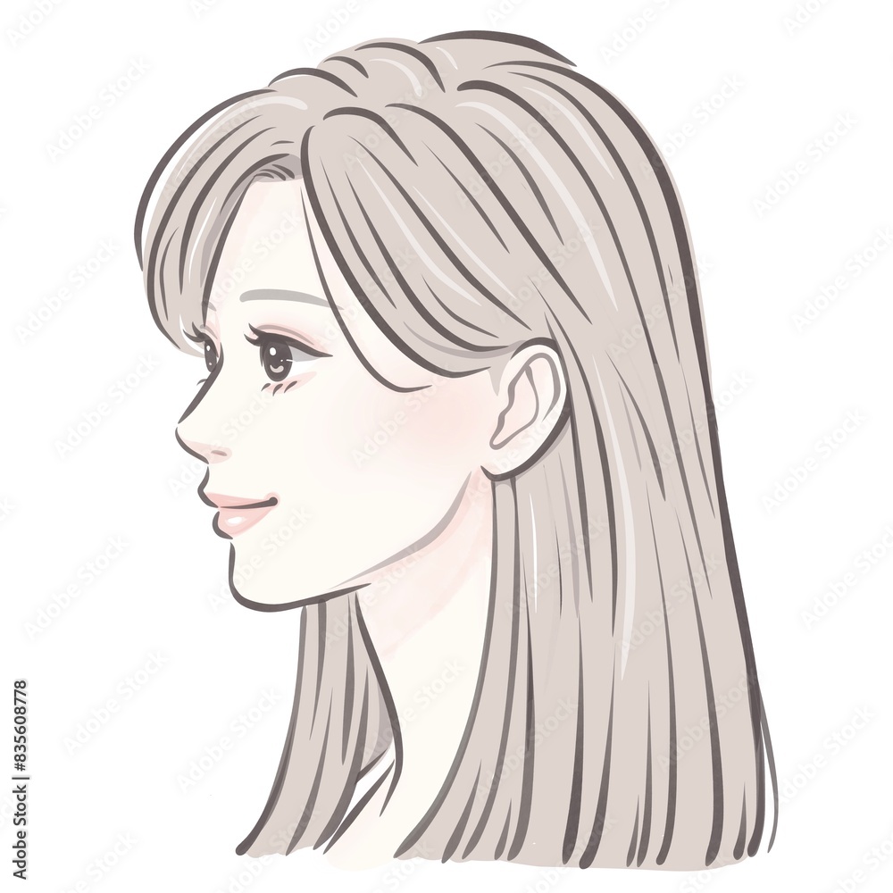 女性・女の子のイラスト素材 女性・女の子のイラスト素材