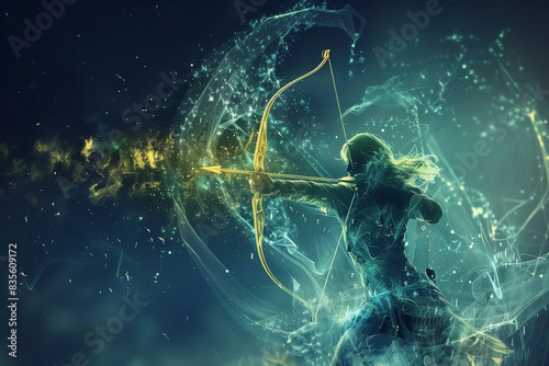 wallpaper of astrological spiritual zodiac sign Sagittarius