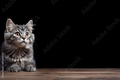portrait of a cat, generative ai © ImronDesign