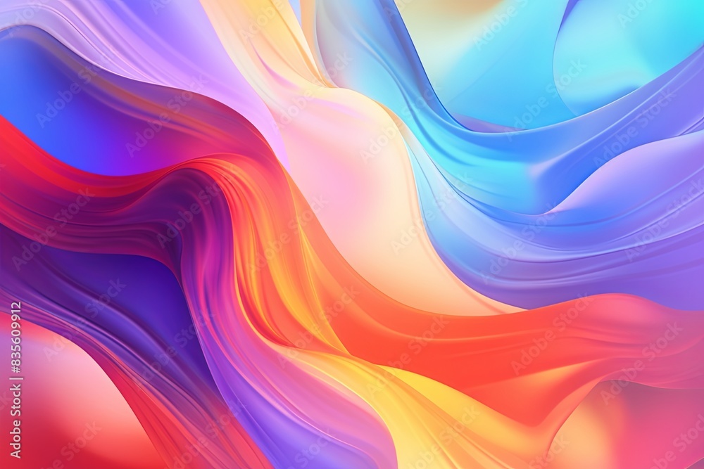 Abstract Background with Colorful Gradients and Movement Abstract Background with Colorful Gradients and Movement