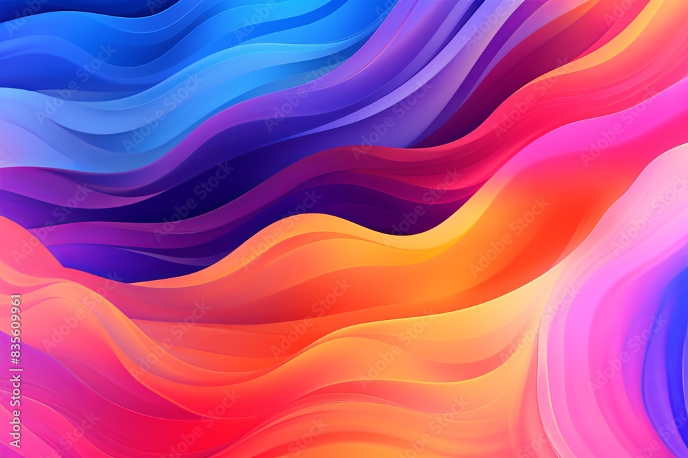 Abstract Background with Colorful Gradients and Movement Abstract Background with Colorful Gradients and Movement