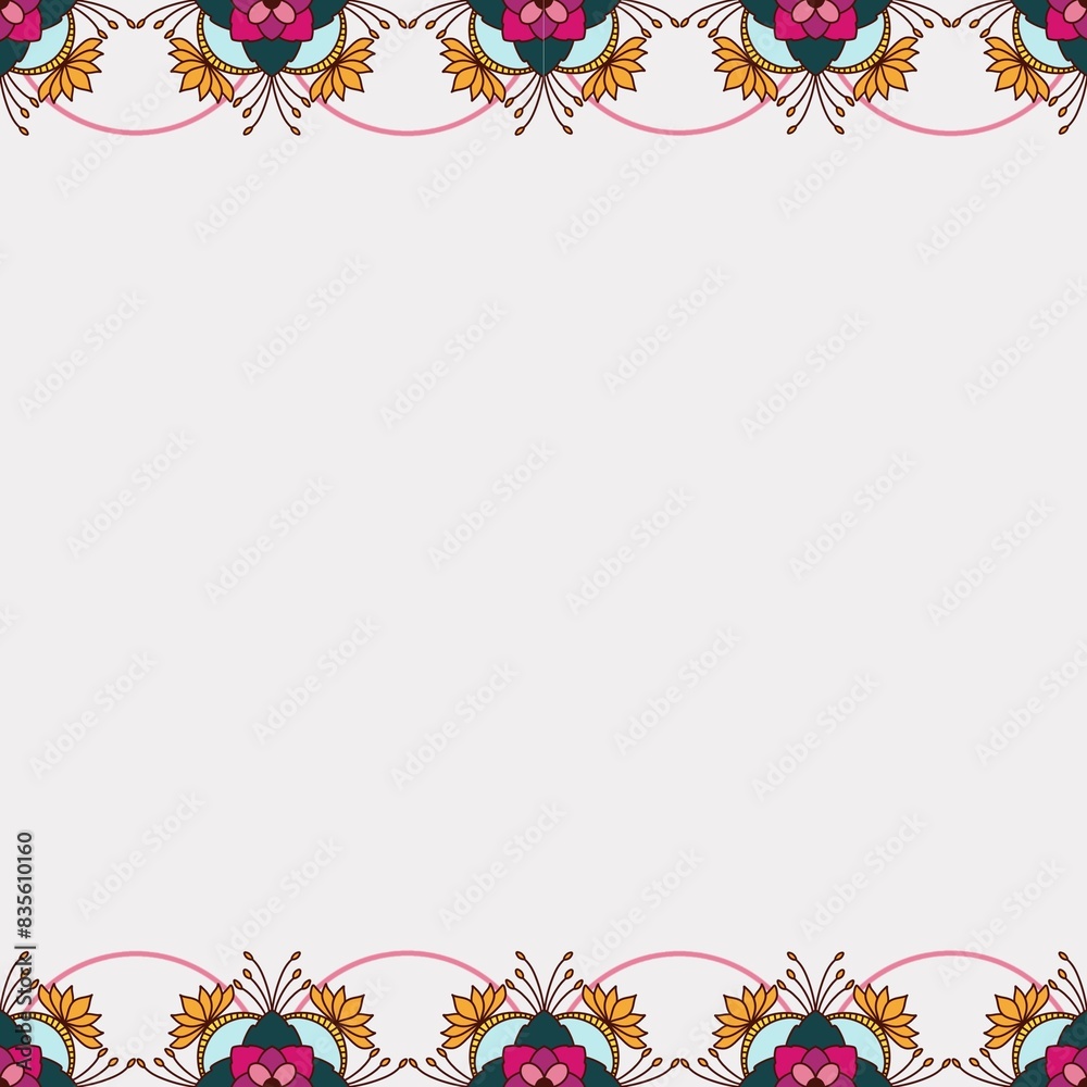 frame with flowers frame with flowers