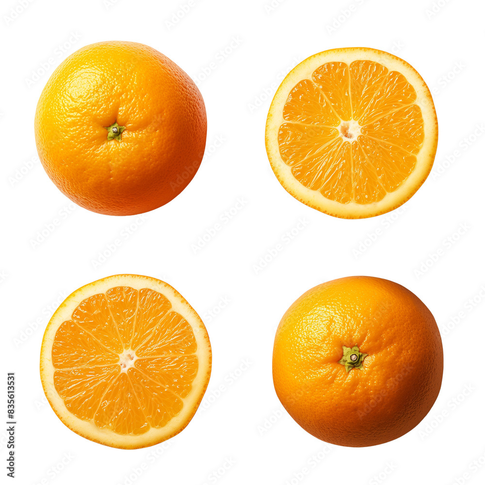 Oranges or mandarins on transparent background Oranges or mandarins on transparent background