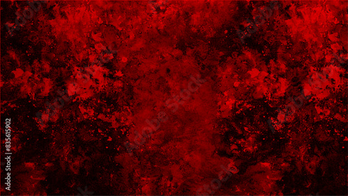 abstract painting background texture with dark red. red painting background. Grunge texture effect. Distressed overlay rough textured on dark space. Realistic red background. Graphic design element gr