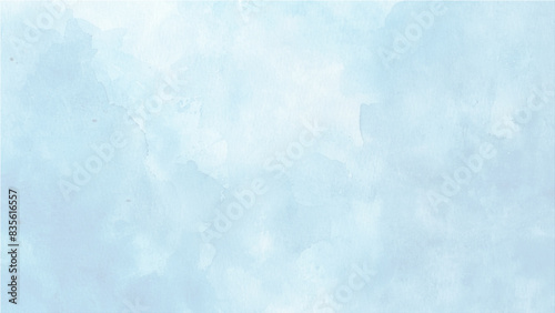 abstract watercolor painting blue sky and beautiful cloudscape for background. Abstract blurry defocused and grainy blue sky shades Watercolor background. Beautiful grunge blue background with space a