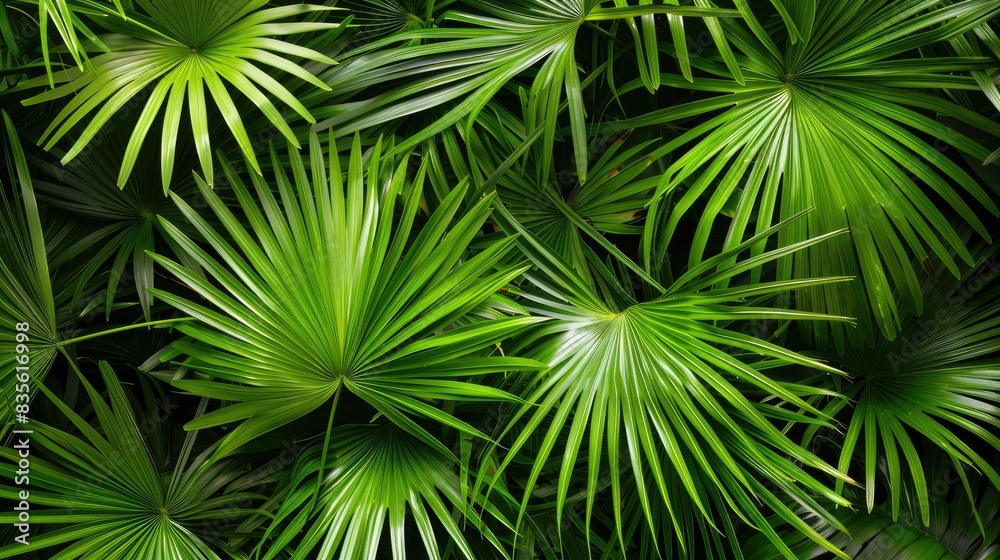 Background of palm leaves Background of palm leaves