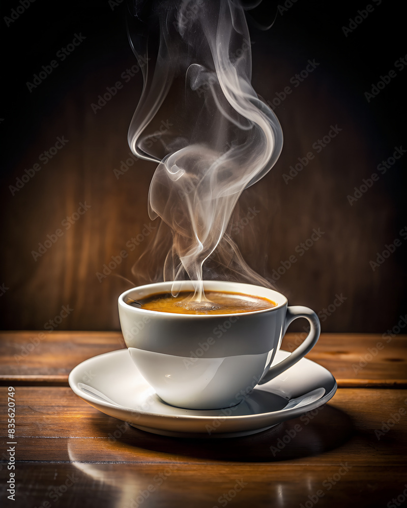 cup of coffee with smoke cup of coffee with smoke