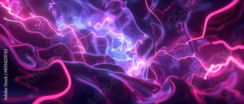psychedelic electricity abstract wallpaper