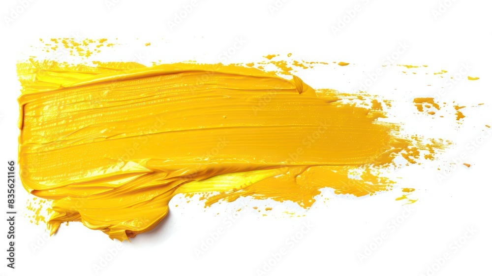 yellow ink brushstroke texture isolated on a white background
yellow ink brushstroke texture isolated on a white background