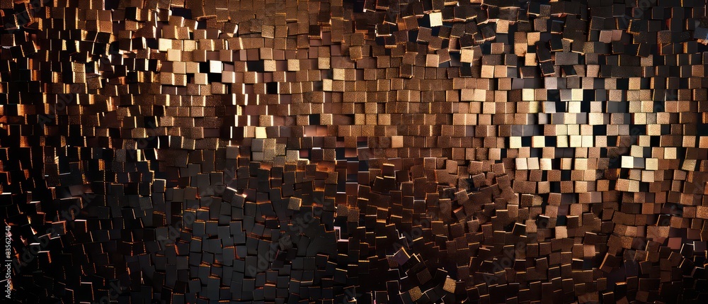 Naklejka premium gold sequins texture wallpaper 