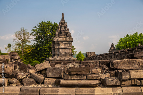 Yogyakarta, 12 May 2024. The Prambanan Temple tourist complex in Yogyakarta is visited by many local and foreign tourists.